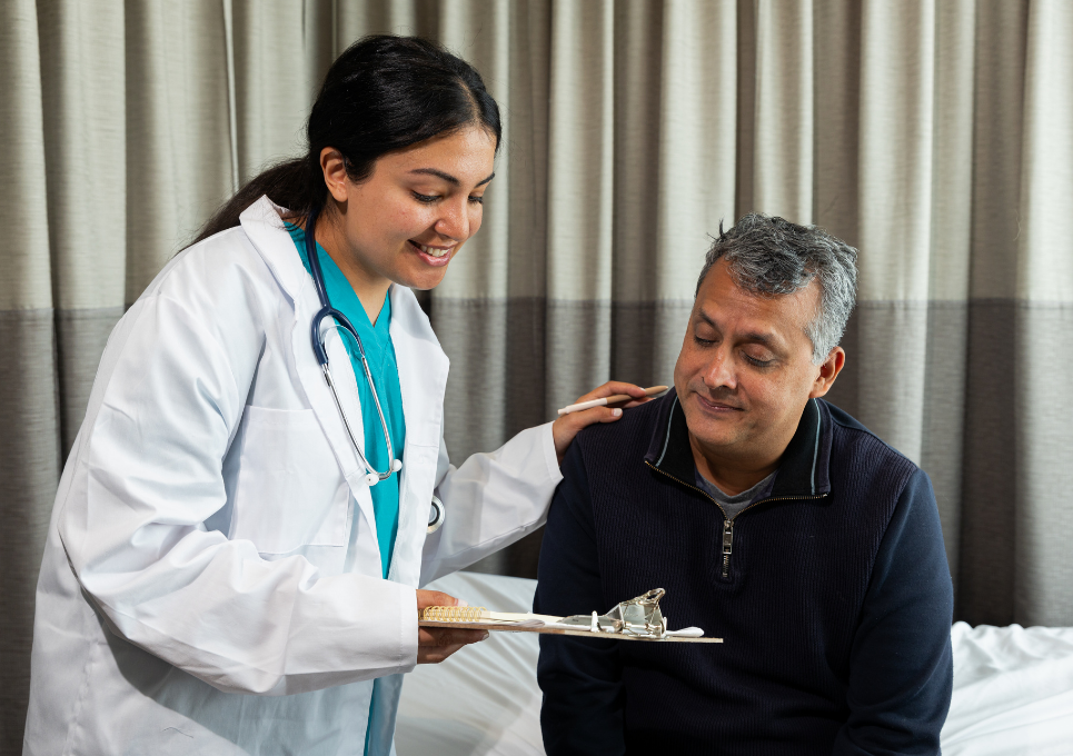 Hearing Brand audiologists at the clinic